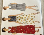 4544 UNCUT Vintage Butterick SEWING Pattern Jumper Sleeveless Dress 18 2... - $14.01