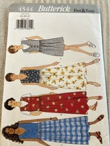 4544 UNCUT Vintage Butterick SEWING Pattern Jumper Sleeveless Dress 18 2... - $14.01