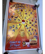 Pokémon Burger King Toys Poster 1999 Promotional, 22"x32" Nintendo - €21,63 EUR Pokémon Burger King Toys Poster 1999 Promotional, 22"x32" Nintendo - €21,63 EUR