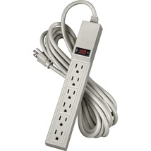 Fellowes 6-Outlet Office/Home Power Strip, 15 Foot Cord - Wall Mountable (99026) - $35.16