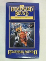 THE HOMEWARD BOUND 2 VOLUME WALT DISNEY HOME VIDEO COLLECTION VHS VIDEOT... - $9.89
