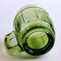 Miniature Green Glass Barrel Mug Keepsake Toothpick Jewelry Holder image 4
