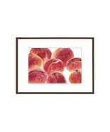 Original Watercolor Tender Peaches 19.3 x 29.3cm Design Home Decor Botan... - £114.64 GBP