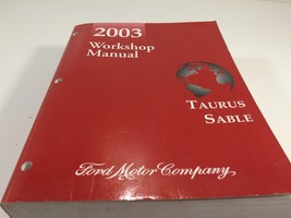 2003 Ford Taurus Sable Workshop Manual Original OEM Factory Service NICE - $99.99