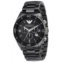 Emporio Armani Men&#39;s Watch Ceramica AR1421 Chronograph - $143.99