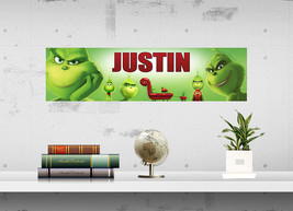 The Grinch - Personalized Name Poster, Customized Wall Art Banner, Frame Option - $18.00+