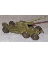 Vintage 1950&#39;s Tootsietoy 3 Axle Army Field Artillery Piece - $379.83 MXN
