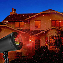 Christmas Laser Light Projector Outdoor Decoration Display 9 Adjustable Patterns - £30.64 GBP