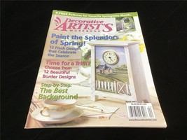 Decorative Artist&#39;s Workbook Magazine April 2002 Paint The Splendors of Spring - £7.84 GBP