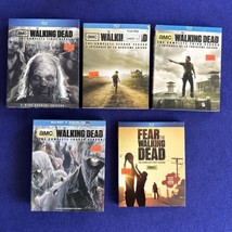 The Walking Dead Seasons 1-4 Blu Ray Lot + Fear The Walking Dead Season 1 2 3 4 - £23.91 GBP