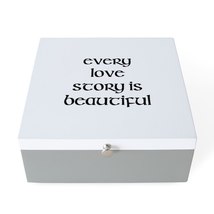 Every Love Story Is Beautiful Jewelry Box - $65.00