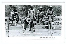 Lazy X Ranch Cowboys Real Photo Postcard Kent Texas - $29.67