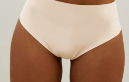Everlane Size Small ReNew The Invisible High Rise Thong Light Tan - £10.17 GBP