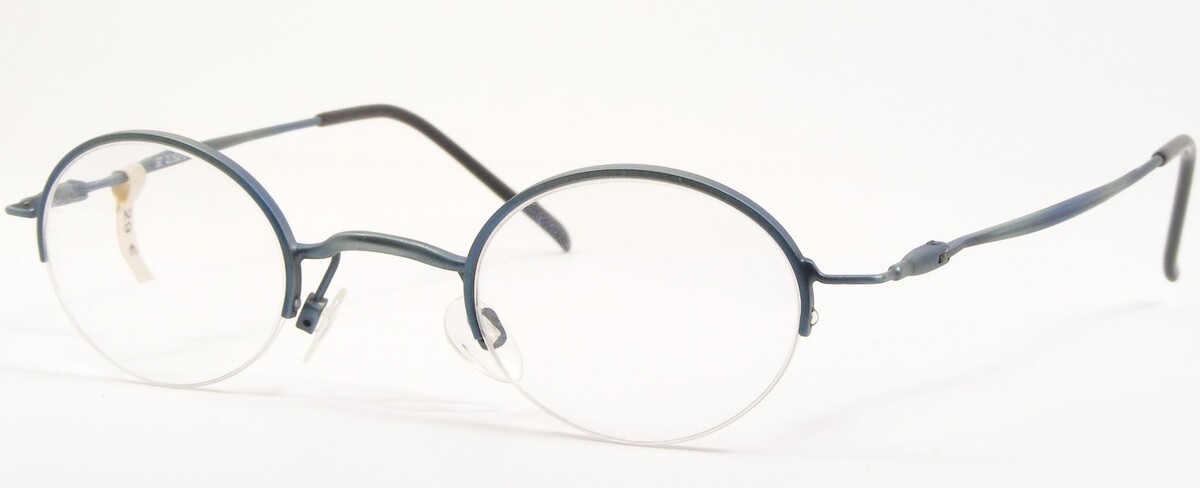 Vintage BI Eyewear 2182-8 Blue Teal UNIQUE RARE EYEGLASSES GLASSES 38-25-135mm - $29.70