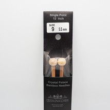 Crystal Palace Bamboo Single Point Knitting Needles 12 Inch US Size 9 5.5mm - $29.57