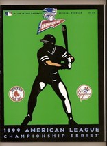 1999 ALCS American League Championship Program New York Yankees Boston R... - $43.24