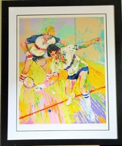 Leroy Neiman &quot;Racquetball&quot; Hand S/N LE Serigraph Framed racket player sports art - £1,440.21 GBP