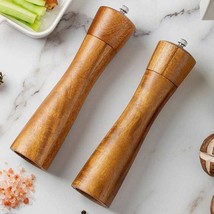 Best Wooden Salt and Pepper Mill, with Strong Adjustable Ceramic  Grinder  - £45.96 GBP