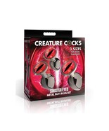 Creature Cocks Sinister Eyes Metal Butt Plug Set - $813.49 MXN