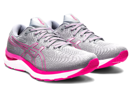 ASICS Women&#39;s GEL-CUMULUS 24 Size 7.5  Running Shoes - Sheet Rock/Pink G... - £58.01 GBP