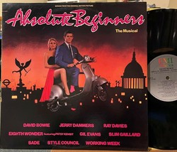 David Bowie Absolute Beginners Musical Soundtrack Vinyl LP EMI 1st US Press VG+ - £7.89 GBP