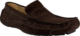 ROCKPORT Men&#39;s PENNY LOAFER Chocolate Leather Slip-on Casual Shoes, CH3739 - £63.92 GBP