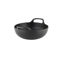 Le Creuset Cast Iron Balti Dish, 24 cm - Satin Black  - £214.14 GBP