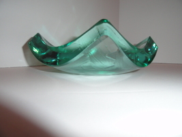 Stephen Schanser Art Glass Bowl Brush Strokes Signed and Dated image 4