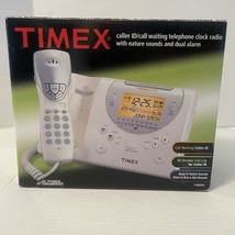 Timex T488W Alarm ClockRadio Caller ID Call Waiting With Nature Sounds D... - €19,83 EUR