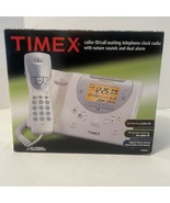 Timex T488W Alarm ClockRadio Caller ID Call Waiting With Nature Sounds D... - $341.83 MXN