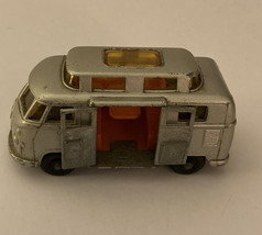 Matchbox Volkswagen Camper Van Lesney Silver  # 34  Vintage - £31.45 GBP