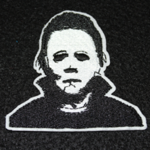 Halloween Michael Myers Bust Cartoon Clothing Iron On Patch Decal Embroi... - £5.51 GBP