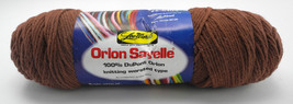LeeWards 100% Orlon Sayelle Worsted Yarn - 2 Skeins Color Dk Sand Bisque - £4.51 GBP