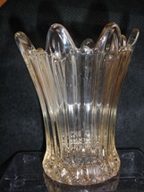 Sowerby Art Deco Flint  Glass Celery Vase 1930&#39;s - £27.89 GBP