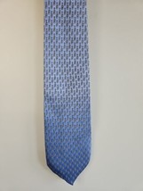 Jerry Garcia Blue Guitar Neck Tie Race Record Dream Forty-Two, 100% Silk - £15.01 GBP