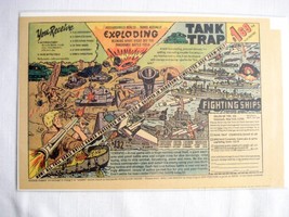 1970&#39;s Ad Fighting Ships Set &amp; Tank Trap Army Set, Helen of Toy Co Comma... - $7.99