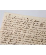1834 antique DEED landisburg perry co pa JACOB ALBERT to PETER BOWER tyr... - £97.28 GBP