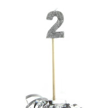 Alpen Glitter Long Stick Candle (Silver) - 2 - $29.44