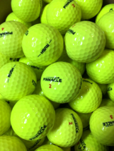 24 Near Mint AAAA Yellow Pinnacle Rush Used Golf Balls - $24.14