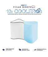 Therapedic Polar Nights Cooling Memory Foam Knee Pillow, 10&quot; x 8&quot; - $32.66