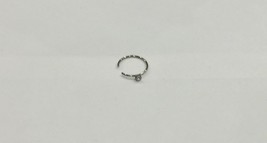 Nose Piercing Septum Fake Rings Clip Clicker Ring Daith Cz Gem 316I Hanger Stud - £4.71 GBP