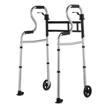 VEVOR Folding Walker Stand-Assist Folding Walkers with Adjustable Height &amp; Width - £102.56 GBP