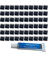 60Pcs Mini Heatsink Kit, Cooler Heat Sink for Cooling VRM Stepper Driver... - €12,49 EUR 60Pcs Mini Heatsink Kit, Cooler Heat Sink for Cooling VRM Stepper Driver... - €12,49 EUR