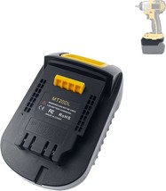 Mt20Dl Adapter For Makita 18V Battery To For Dewalt 20V Li-Ion Max Xr Dcb180 - £27.13 GBP