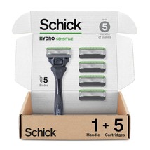 Schick Hydro Sensitive Razor  for Men with Sensitive Skin with 5 Razor Blades - £32.76 GBP