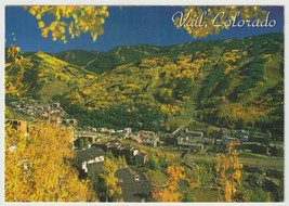 Vail Colorado Fall Colors Vintage Postcard Unposted - £2.73 GBP