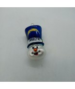 Los Angeles Chargers Glass  Snowman Ornament ❄️ - $9.90