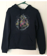 Harry Potter hoodie size S women navy blue long sleeve - £9.53 GBP