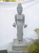 Hindu statue garden art ,Champa Laskmindra Lokeshvara,Apsara VIntage Handmade - £1,923.10 GBP