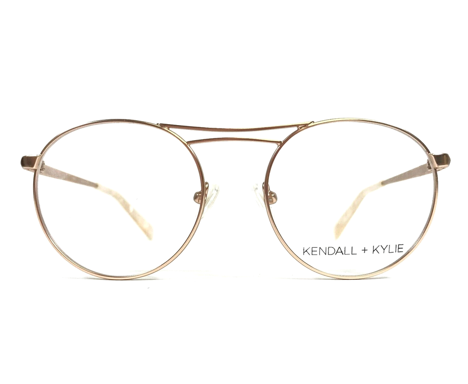 Kendall + Kylie Eyeglasses Frame NIKKI KKO131 780 Matte Gold Wire Rim 50... - $34.64